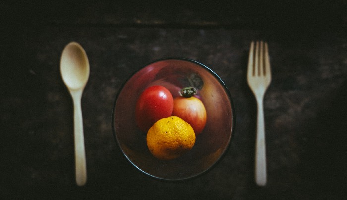 Meals on the table illustration