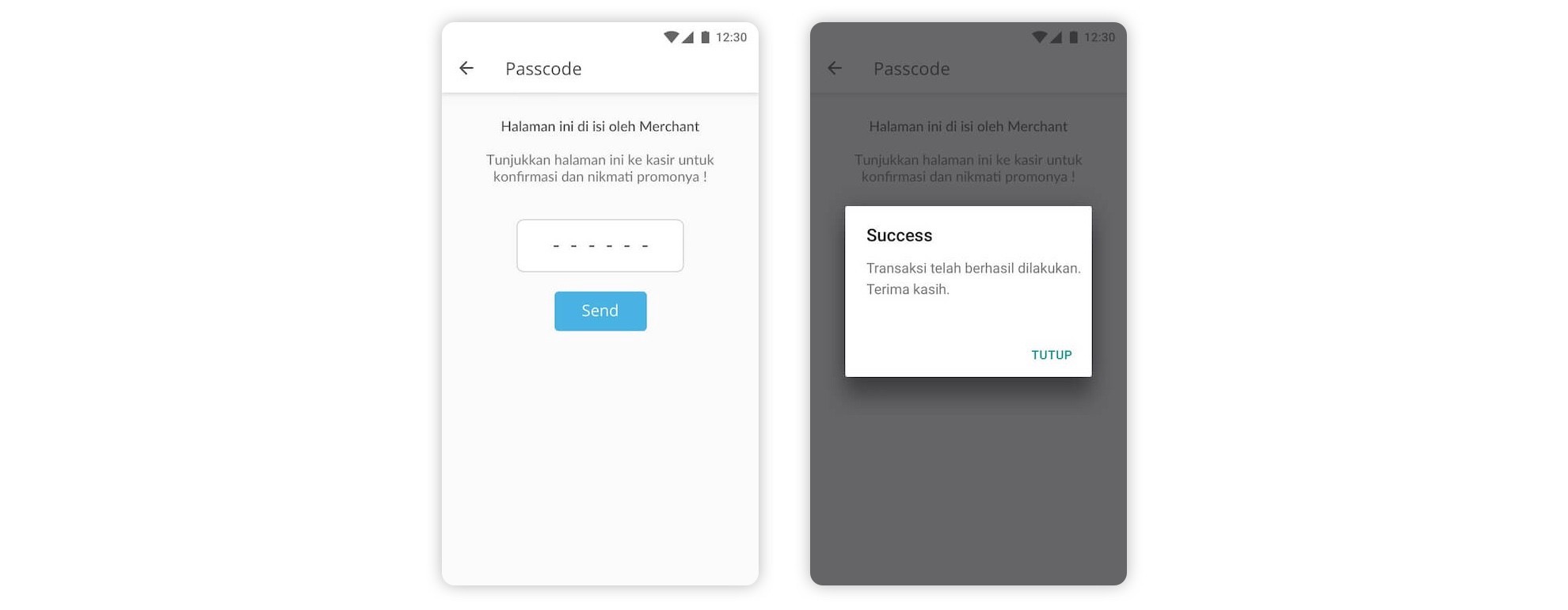 App Home Screen